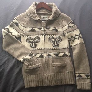 TNA sea-to-sky knit zip sweater